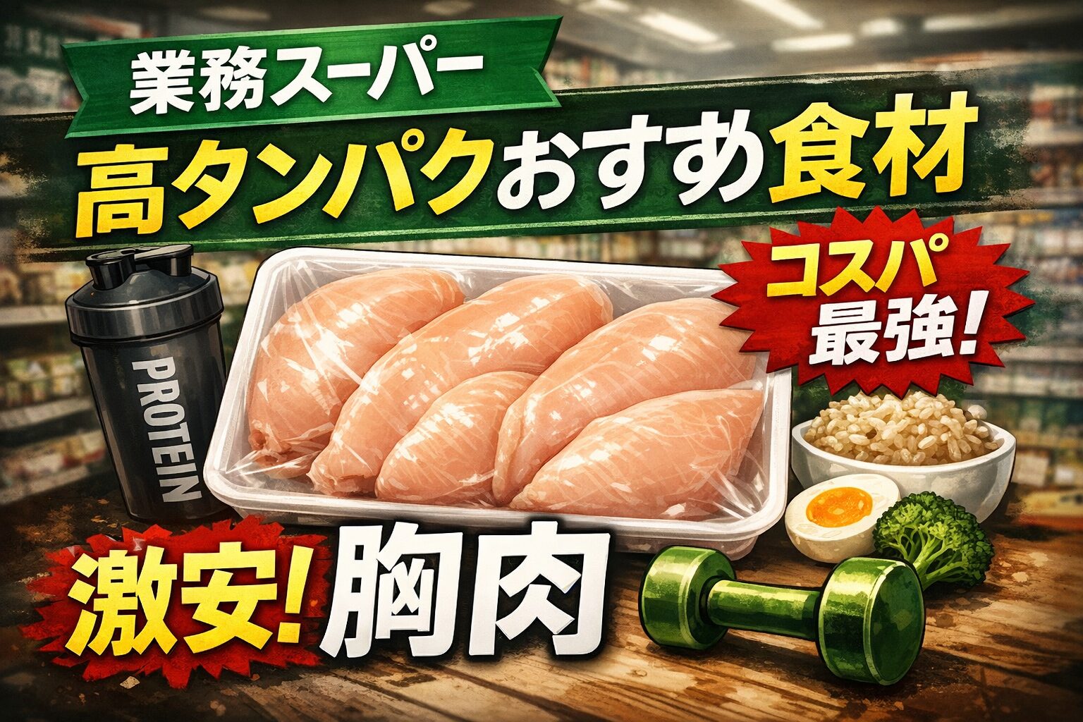 【コスパ最強業務スーパー】ダイエット中なら買うべきもの